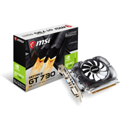 MSI NVIDIA GT730 HDMI DVI-D D-SUB 128B 2GB ACTIVE