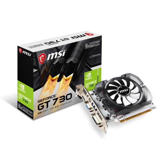 MSI NVIDIA GT730 HDMI DVI-D D-SUB 128B 2GB ACTIVE MSI NVIDIA GT730 HDMI DVI-D D-SUB 128B 2GB ACTIVE