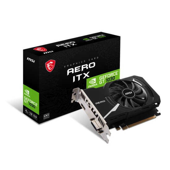 MSI NVIDIA GT1030 HDMI DVI-D 64B 4GB ACTIVE MSI NVIDIA GT1030 HDMI DVI-D 64B 4GB ACTIVE