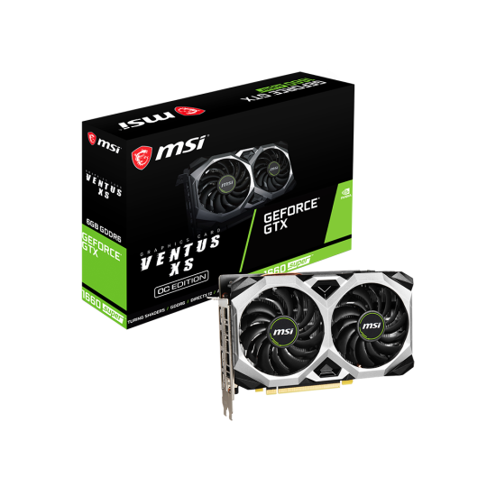 MSI NVIDIA GTX1660 SUPER HDMI DP 192B 6GB ACTIVE