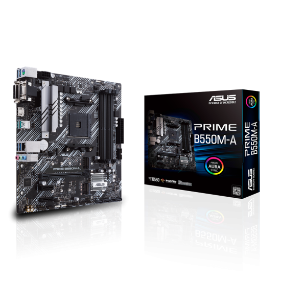 ASUS B550 4xDDR4 4xSATA3 RAID HDMI DVI VGA 2xM2 GLAN 1xPCIEx16 2xPCIEx1 ASUS B550 4xDDR4 4xSATA3 RAID HDMI DVI VGA 2xM2 GLAN 1xPCIEx16 2xPCIEx1