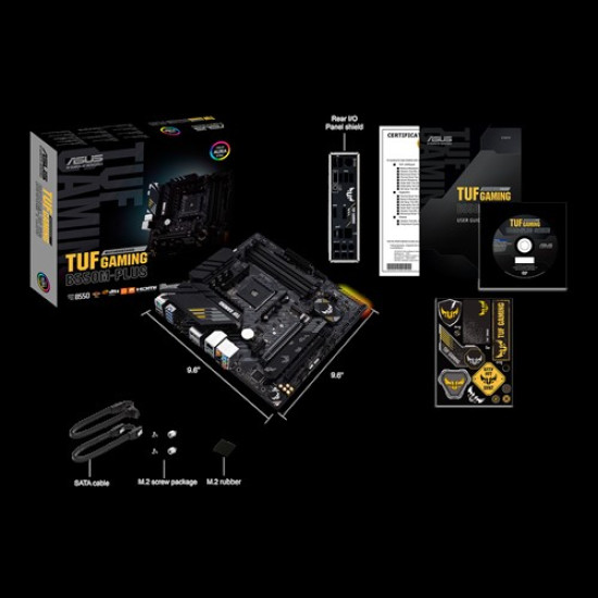 ASUS B550 4xDDR4 4xSATA3 RAID HDMI DP 2xM2 GLAN 2xPCIEx16 1xPCIEx1 ASUS B550 4xDDR4 4xSATA3 RAID HDMI DP 2xM2 GLAN 2xPCIEx16 1xPCIEx1