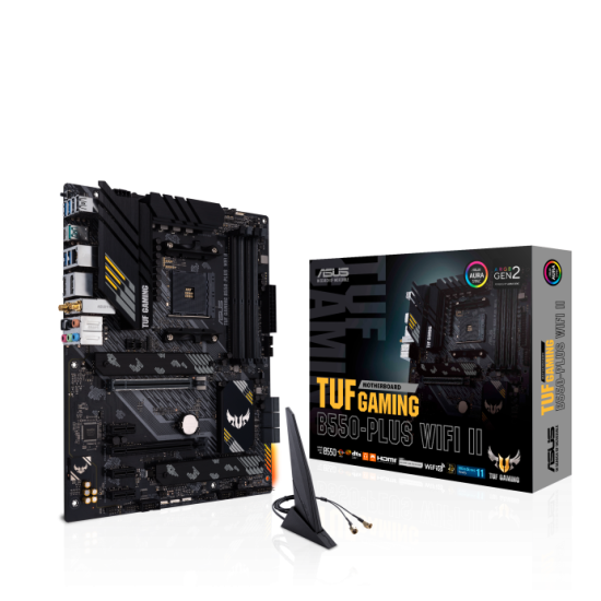 ASUS B550 4xDDR4 6xSATA3 RAID HDMI DP 2xM2 GLAN 2xPCIEx16 3xPCIEx1 WiFi ASUS B550 4xDDR4 6xSATA3 RAID HDMI DP 2xM2 GLAN 2xPCIEx16 3xPCIEx1 WiFi