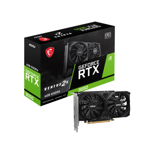 MSI NVIDIA RTX3050 HDMI DP 96B 6GB ACTIVE MSI NVIDIA RTX3050 HDMI DP 96B 6GB ACTIVE