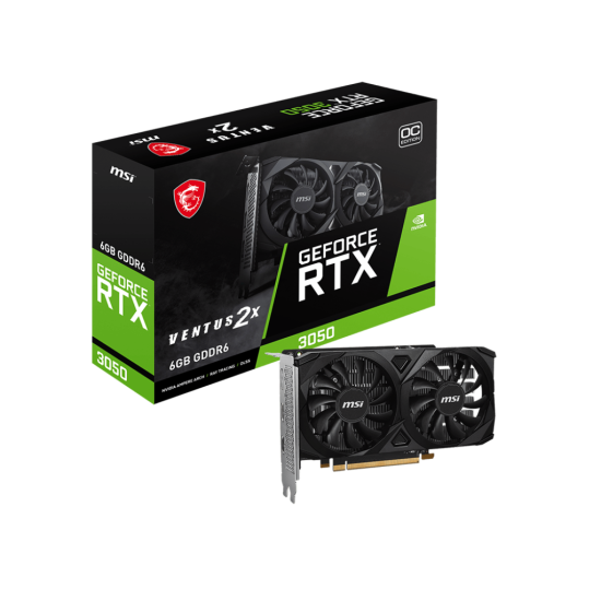 MSI NVIDIA RTX3050 HDMI DP 96B 6GB ACTIVE MSI NVIDIA RTX3050 HDMI DP 96B 6GB ACTIVE