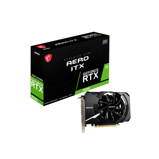 MSI NVIDIA RTX3050 HDMI DP 128B 8GB ACTIVE
