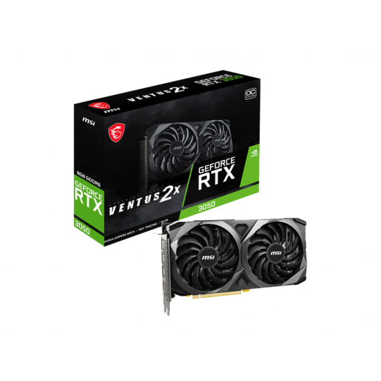 MSI NVIDIA RTX3050 HDMI DP 128B 8GB ACTIVE MSI NVIDIA RTX3050 HDMI DP 128B 8GB ACTIVE