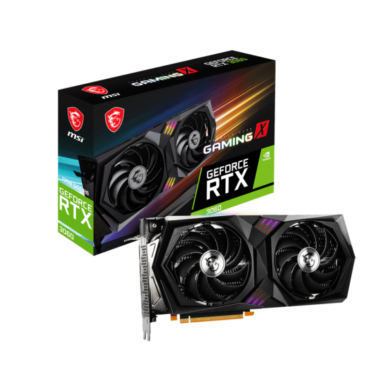 MSI NVIDIA RTX3060 HDMI DP 192B 12GB ACTIVE MSI NVIDIA RTX3060 HDMI DP 192B 12GB ACTIVE