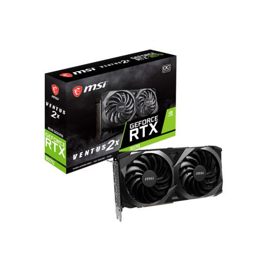 MSI NVIDIA RTX3070 HDMI DP 256B 8GB ACTIVE MSI NVIDIA RTX3070 HDMI DP 256B 8GB ACTIVE