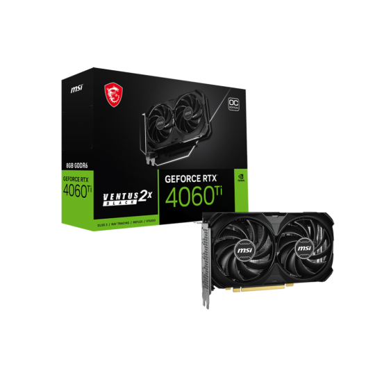 MSI NVIDIA RTX4060TI HDMI DP 128B 8GB ACTIVE