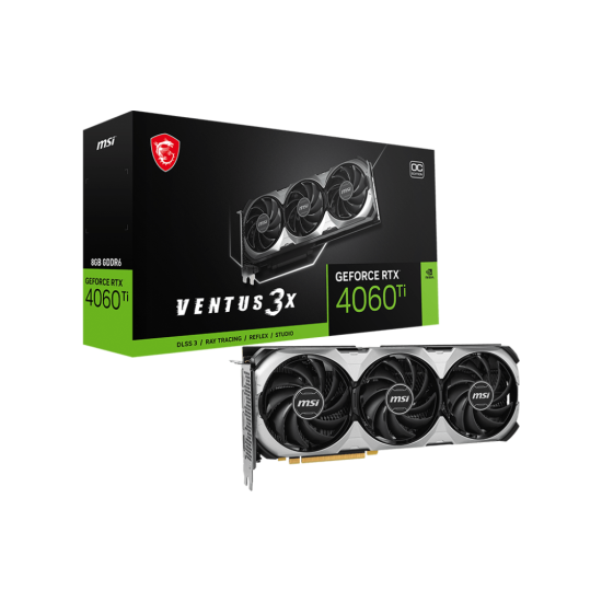 MSI NVIDIA RTX4060TI HDMI DP 128B 8GB ACTIVE MSI NVIDIA RTX4060TI HDMI DP 128B 8GB ACTIVE