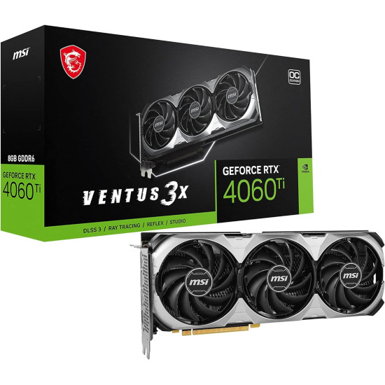 MSI NVIDIA RTX4060TI HDMI DP 128B 8GB ACTIVE MSI NVIDIA RTX4060TI HDMI DP 128B 8GB ACTIVE