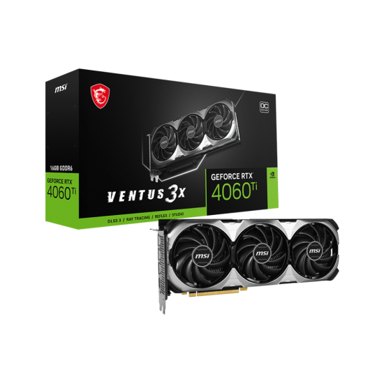 MSI NVIDIA RTX4060TI HDMI DP 128B 16GB ACTIVE MSI NVIDIA RTX4060TI HDMI DP 128B 16GB ACTIVE