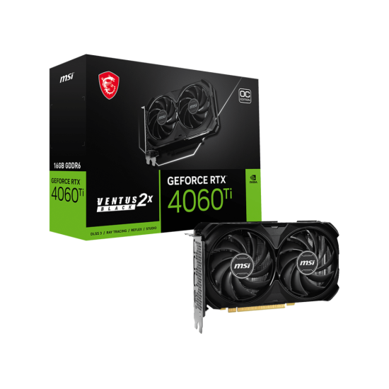 MSI NVIDIA RTX4060TI HDMI DP 128B 16GB ACTIVE MSI NVIDIA RTX4060TI HDMI DP 128B 16GB ACTIVE