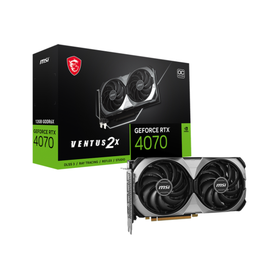 MSI NVIDIA RTX4070 HDMI DP 192B 12GB ACTIVE MSI NVIDIA RTX4070 HDMI DP 192B 12GB ACTIVE