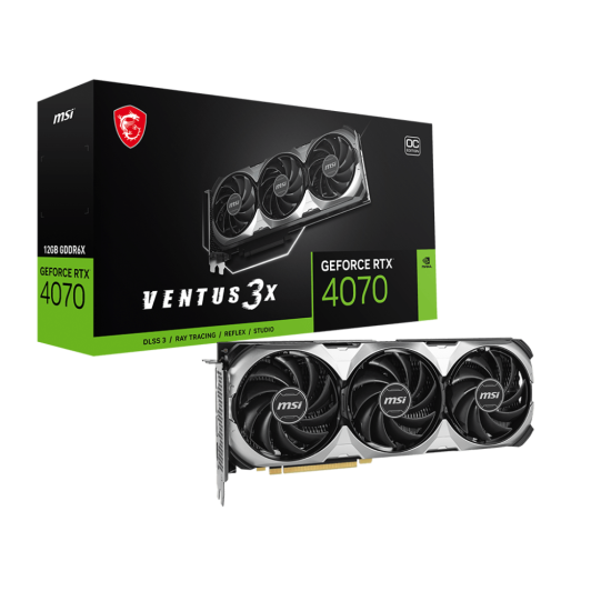 MSI NVIDIA RTX4070 HDMI DP 192B 12GB ACTIVE MSI NVIDIA RTX4070 HDMI DP 192B 12GB ACTIVE