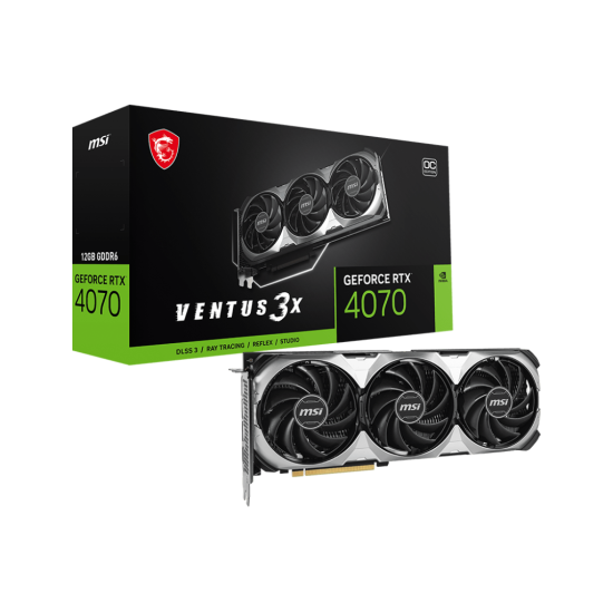 MSI NVIDIA RTX4070 HDMI DP 192B 12GB ACTIVE MSI NVIDIA RTX4070 HDMI DP 192B 12GB ACTIVE