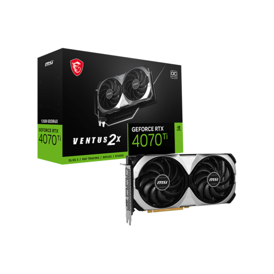 MSI NVIDIA RTX4070TI HDMI DP 192B 12GB ACTIVE MSI NVIDIA RTX4070TI HDMI DP 192B 12GB ACTIVE