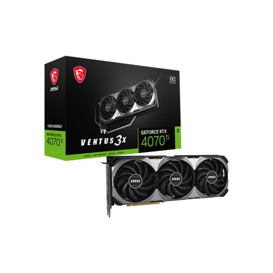 MSI NVIDIA RTX4070TI HDMI DP 192B 12GB ACTIVE MSI NVIDIA RTX4070TI HDMI DP 192B 12GB ACTIVE