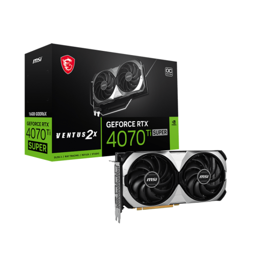 MSI NVIDIA RTX4070TI_SUPER HDMI DP 256B 16GB ACTIVE