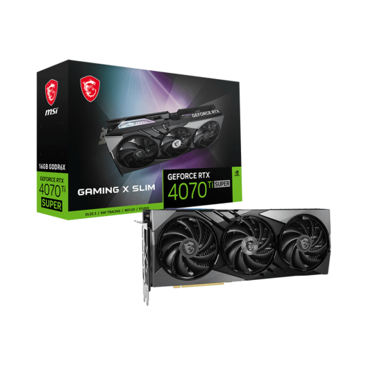 MSI NVIDIA RTX4070TI_SUPER HDMI DP 256B 16GB ACTIVE MSI NVIDIA RTX4070TI_SUPER HDMI DP 256B 16GB ACTIVE