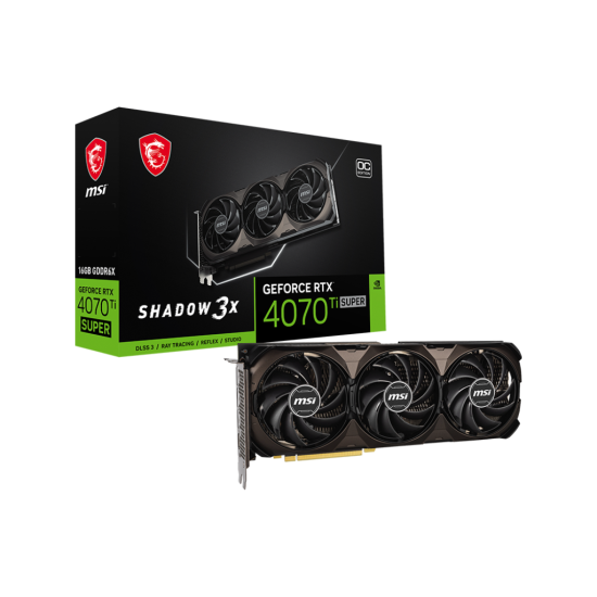 MSI NVIDIA RTX4070TI_SUPER HDMI DP 256B 16GB ACTIVE MSI NVIDIA RTX4070TI_SUPER HDMI DP 256B 16GB ACTIVE