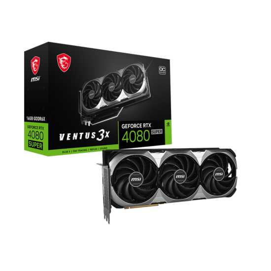 MSI NVIDIA RTX4080 SUPER HDMI DP 256B 16GB ACTIVE
