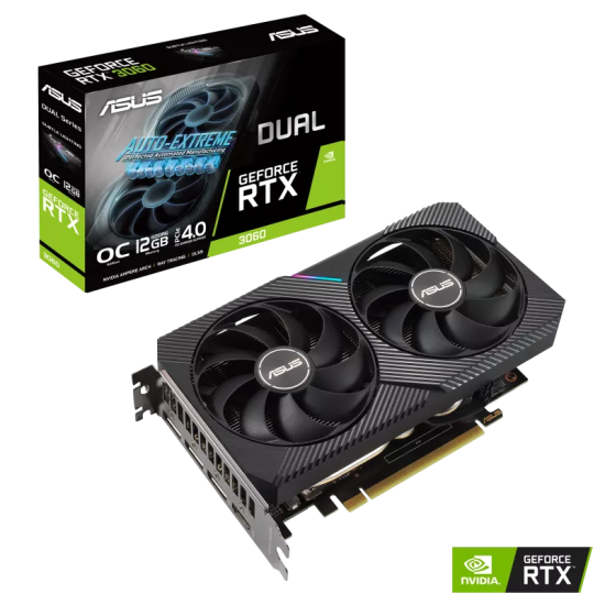 ASUS NVIDIA RTX3060 HDMI DP 192B 12GB ACTIVE ASUS NVIDIA RTX3060 HDMI DP 192B 12GB ACTIVE