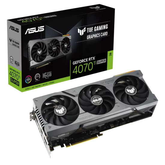 ASUS NVIDIA RTX4070TI SUPER HDMI DP 256B 16GB ACTIVE ASUS NVIDIA RTX4070TI SUPER HDMI DP 256B 16GB ACTIVE