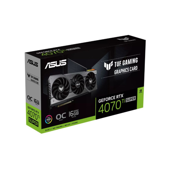 ASUS NVIDIA RTX4070TI SUPER HDMI DP 256B 16GB ACTIVE