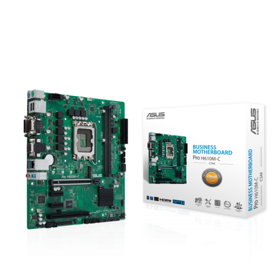 ASUS H610 2xDDR4 4xSATA3 DP HDMI DVI VGA 1xM2 GLAN 2xPCIEx16 2xPCIEx1 COM ASUS H610 2xDDR4 4xSATA3 DP HDMI DVI VGA 1xM2 GLAN 2xPCIEx16 2xPCIEx1 COM