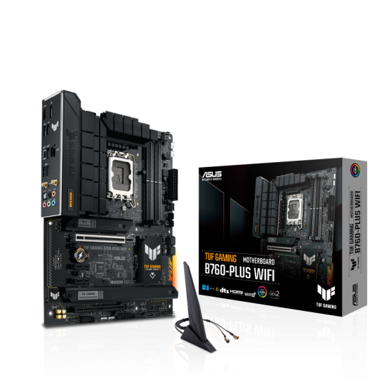 ASUS B760 4xDDR5  4xSATA3 RAID HDMI DP           3xM2 GLAN        2xPCIEx16 2xPCIEx1 WiFi