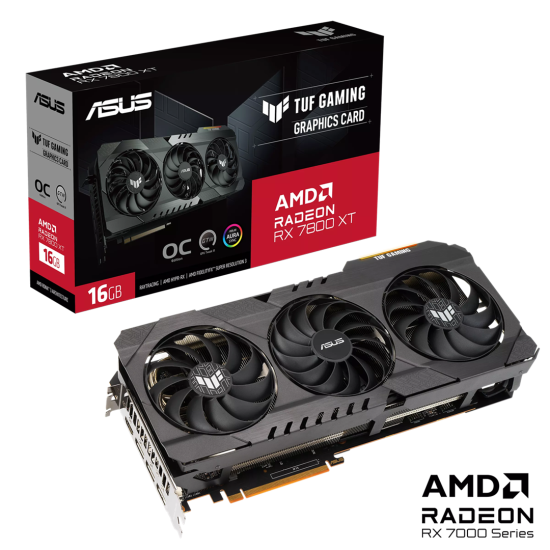 ASUS AMD RX7800XT HDMI DP 256B 16GB ACTIVE ASUS AMD RX7800XT HDMI DP 256B 16GB ACTIVE