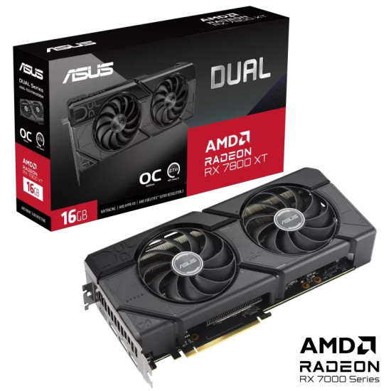 ASUS AMD RX7800XT HDMI DP 256B 16GB ACTIVE ASUS AMD RX7800XT HDMI DP 256B 16GB ACTIVE