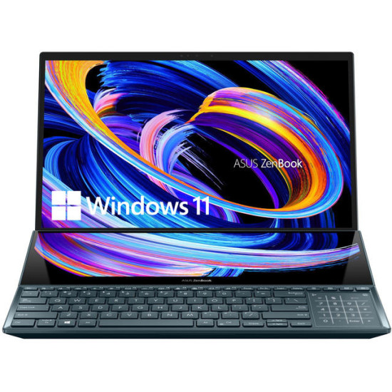 ASUS ZENBOOK PRO DUO I7 12700H 16GB 1TB_SSD RTX3060 15.6 4K OLED TOUCH WIN 11 PRO BLUE