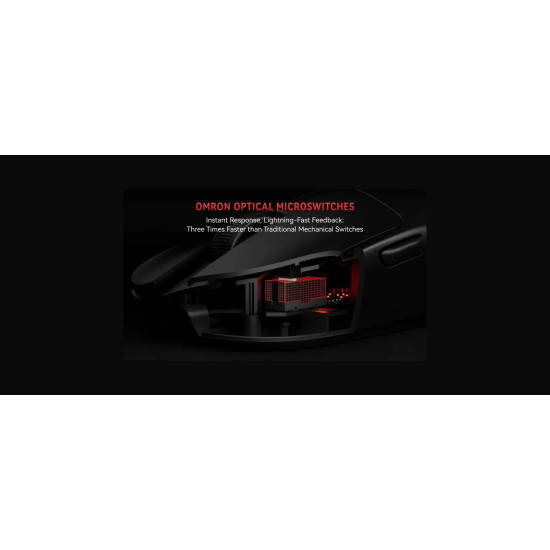 VXE професионална геймърска мишка Wireless Gaming Mouse MAD R 8K SET - Omron Optical Microswitches, Black VXE професионална геймърска мишка Wireless Gaming Mouse MAD R 8K SET - Omron Optical Microswitches, Black