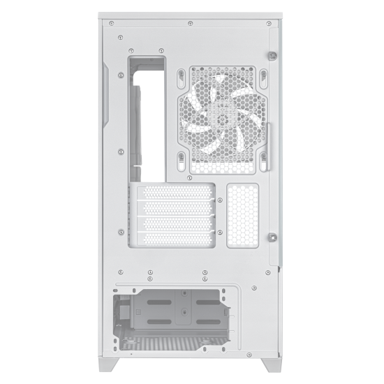 Case ASUS Prime AP202 ARGB mATX + 3 ARGB Fans - White