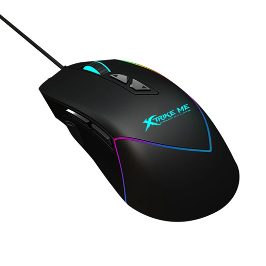 Xtrike ME Геймърска мишка Gaming Mouse GM-320 Black -12800dpi, RGB Xtrike ME Геймърска мишка Gaming Mouse GM-320 Black -12800dpi, RGB