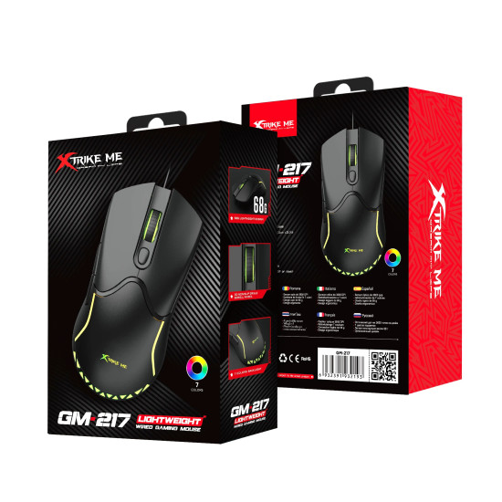 Xtrike ME Геймърска мишка Gaming Mouse GM-217 - 3600dpi Xtrike ME Геймърска мишка Gaming Mouse GM-217 - 3600dpi
