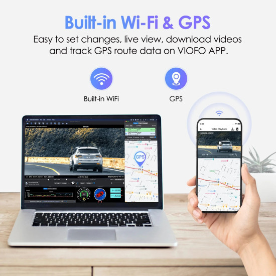 VIOFO Видеорегистратор Dash Cam A129 Plus - GPS, Sony STARVIS, 60 FPS VIOFO Видеорегистратор Dash Cam A129 Plus - GPS, Sony STARVIS, 60 FPS