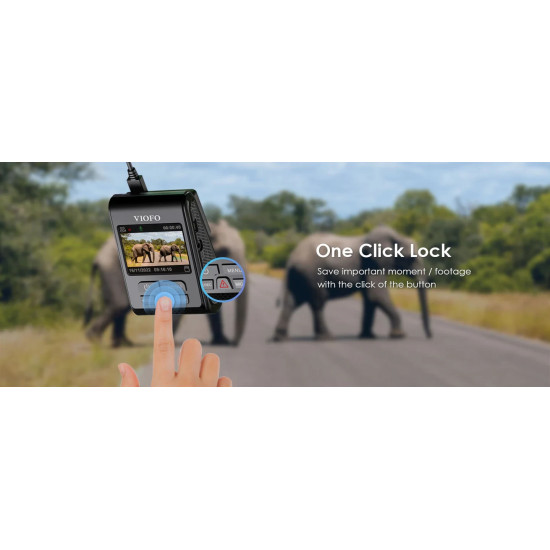 VIOFO Видеорегистратор Dash Cam A119 V3-G - GPS Module, Quad HD+, HDR, Sony STARVIS VIOFO Видеорегистратор Dash Cam A119 V3-G - GPS Module, Quad HD+, HDR, Sony STARVIS