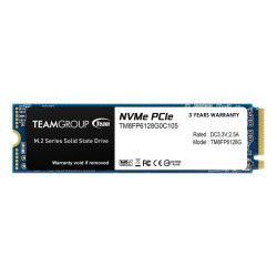 SSD Team Group MP33, M.2 2280 128GB PCI-e 3.0 x4 NVMe SSD Team Group MP33, M.2 2280 128GB PCI-e 3.0 x4 NVMe