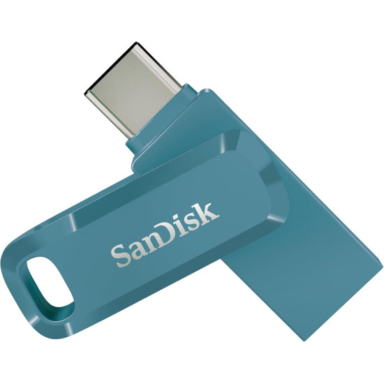 SanDisk Flash memory 256Gb Ultra Drive Go USB-C Type-C, BLUE