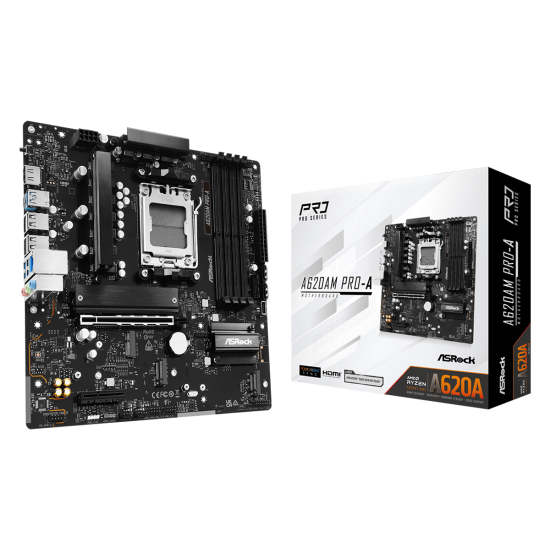 Дънна платка ASRock A620AM PRO-A, AM5 Дънна платка ASRock A620AM PRO-A, AM5