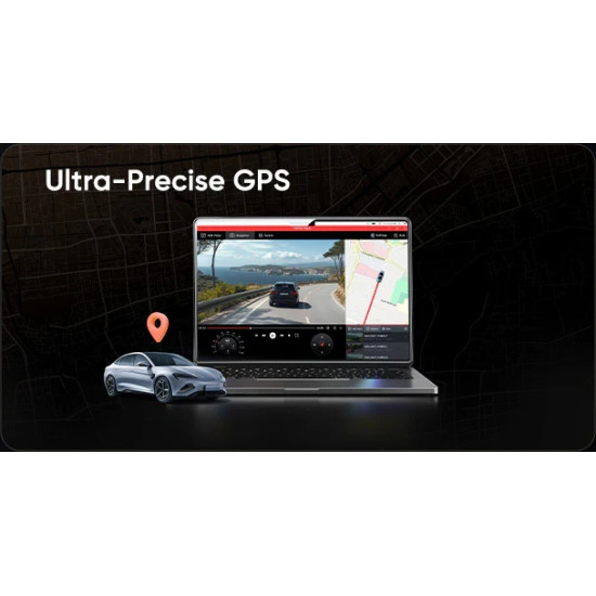 VIOFO Видеорегистратор Dash Cam A329S 2 Channel - 4K, HDR, Dual Sony STARVIS 2, GPS, Bluetooth, Wi-Fi 6
