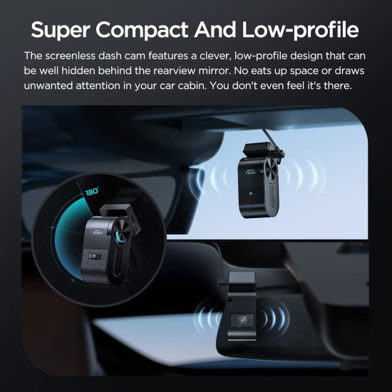 VIOFO Видеорегистратор Dash Cam VS1 - 2K, Sony STARVIS 2, 32GB SD Card Included, GPS, Bluetooth VIOFO Видеорегистратор Dash Cam VS1 - 2K, Sony STARVIS 2, 32GB SD Card Included, GPS, Bluetooth