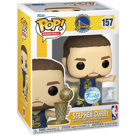 Funko Pop! NBA: Golden State Warriors - Stephen Curry (Throwback) (Special Edition) #157 Funko Pop! NBA: Golden State Warriors - Stephen Curry (Throwback) (Special Edition) #157
