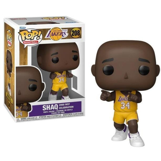 Funko Pop! NBA: Los Angeles Lakers - Shaq 2000 WCF Celebration #208 Funko Pop! NBA: Los Angeles Lakers - Shaq 2000 WCF Celebration #208