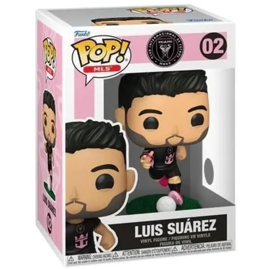 Funko Pop! MLS: Inter Miami - Luis Suarez (Away) #02 Funko Pop! MLS: Inter Miami - Luis Suarez (Away) #02