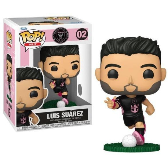 Funko Pop! MLS: Inter Miami - Luis Suarez (Away) #02 Funko Pop! MLS: Inter Miami - Luis Suarez (Away) #02
